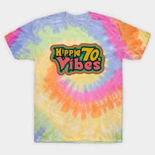 Hippie Vibes 70s seventies sticker vintage T-Shirt